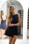 Lux Shortie mini dress navy blue S