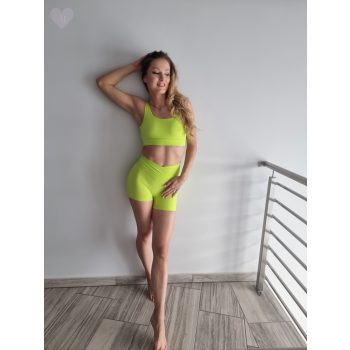 Motivation Shortie Set Lime M