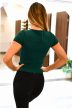 AJ Fitness felső zöld M