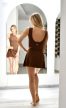 Lux Shortie mini dress cacao M