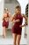 Motivation Style Shortie Jumpsuit - Burgundy S